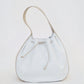 bolso piel blanco