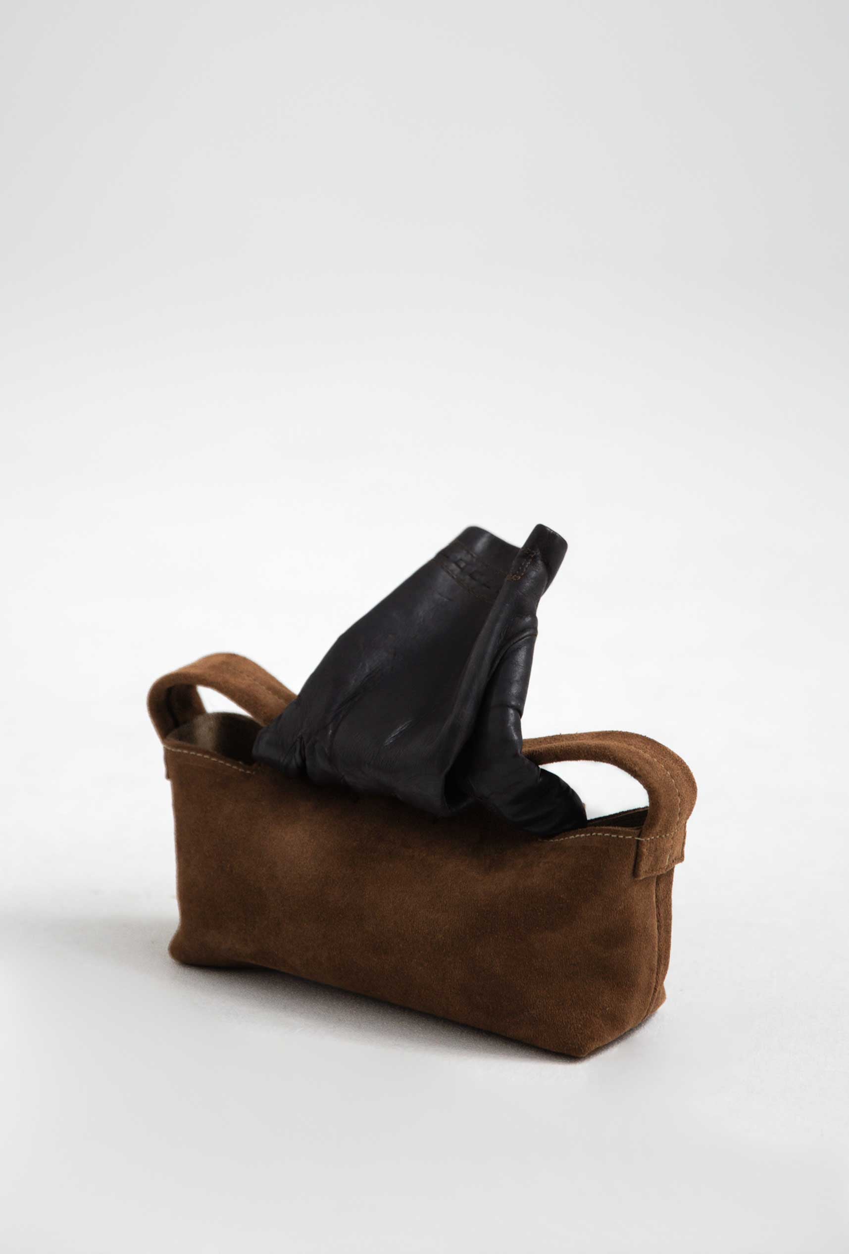 Suede bag mini toffe