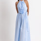 60's Popelin Dress Baby Blue