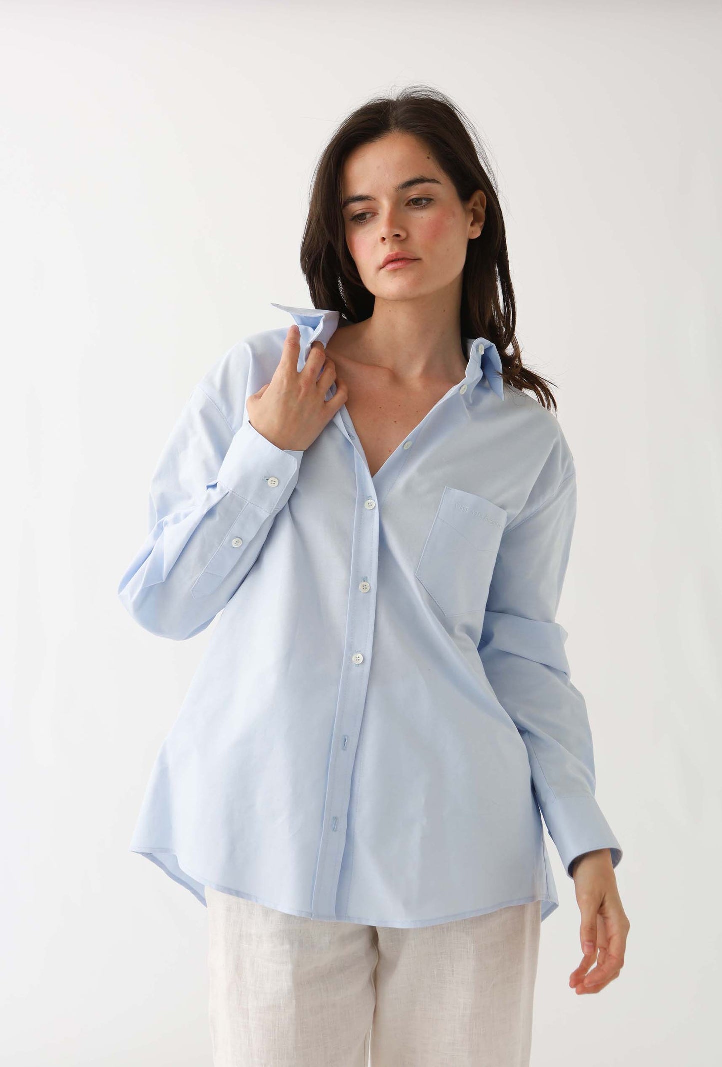 Oxford Shirt: Light Blue